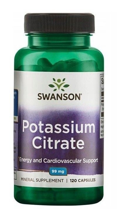 Калий в капсулах Swanson Cytrynian Potasu, 120 шт
Калий в капсулах Swanson Cytrynian Potasu, 120 шт