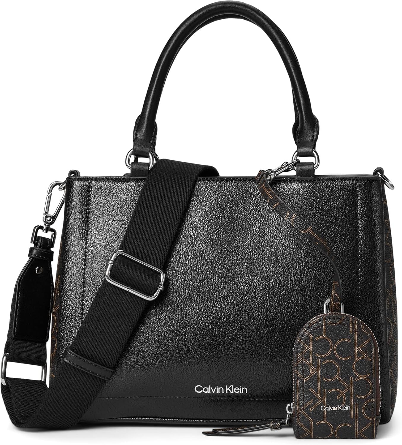 Женская сумка-сэтчел Calvin Klein Sanya, Black/Brown/Khaki
Женская сумка-сэтчел Calvin Klein Sanya, Black/Brown/Khaki