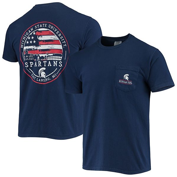Мужская футболка michigan state spartans campus americana в темно-синем цвете Image One
Мужская футболка michigan state spartans campus americana в темно-синем цвете Image One