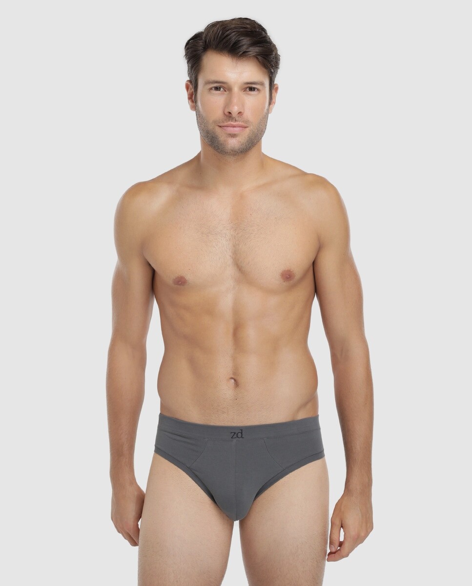 Серые мужские трусы из органического хлопка ZD, серый
Серые мужские трусы из органического хлопка ZD, серый