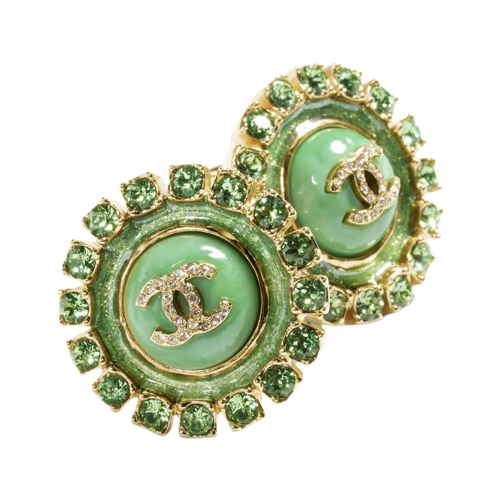 CHANEL Металлические серьги Women's Green
CHANEL Металлические серьги Women's Green