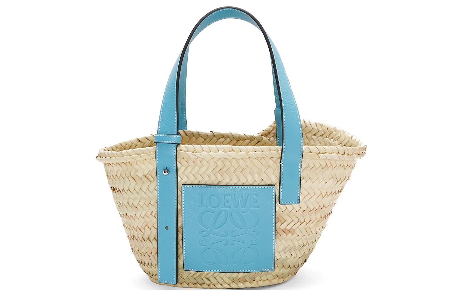 LOEWE Сумка Basket Palm Leaf With Cow Leather Handbag Trumpets Women's Light Blue
LOEWE Сумка Basket Palm Leaf With Cow Leather Handbag Trumpets Women's Light Blue