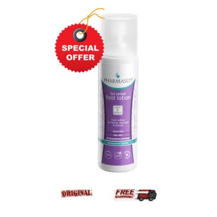 Tol Velvet Foot Lotion 100мл Дезодорант против бактерий, вызывающих неприятный запах, Pharmasept
Tol Velvet Foot Lotion 100мл Дезодорант против бактерий, вызывающих неприятный запах, Pharmasept
