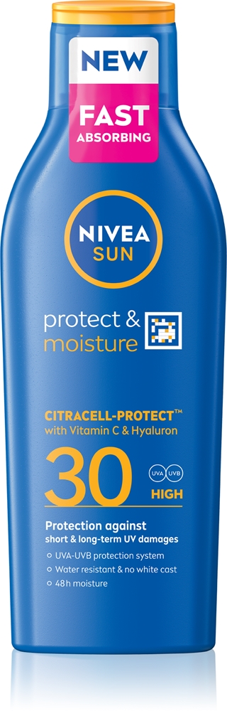 Увлажняющее солнцезащитное молочко SPF 30 Nivea, 200 мл
Увлажняющее солнцезащитное молочко SPF 30 Nivea, 200 мл