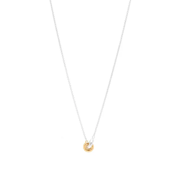 Колье с двойным кулоном в виде сферы диаметром 20,5 дюймов Tom Wood, серебро & золото
Колье с двойным кулоном в виде сферы диаметром 20,5 дюймов Tom Wood, серебро & золото