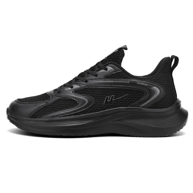 Кроссовки мужские с низким верхом WARRIOR, All Black 
Кроссовки мужские с низким верхом WARRIOR, All Black