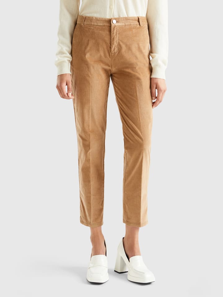 Тканевые брюки Benetton, бежевый
Тканевые брюки Benetton, бежевый