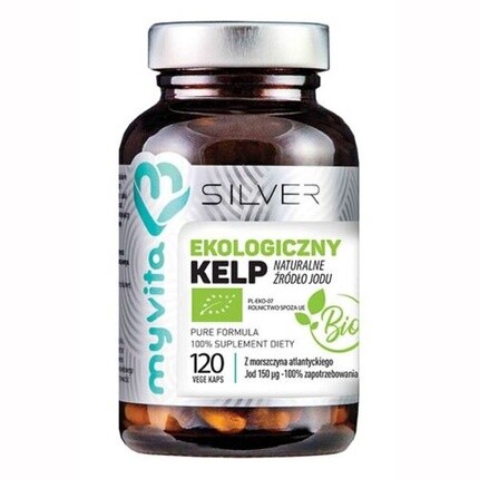 Органические ламинарии Silver Kelp, 120 капсул, Myvita
Органические ламинарии Silver Kelp, 120 капсул, Myvita