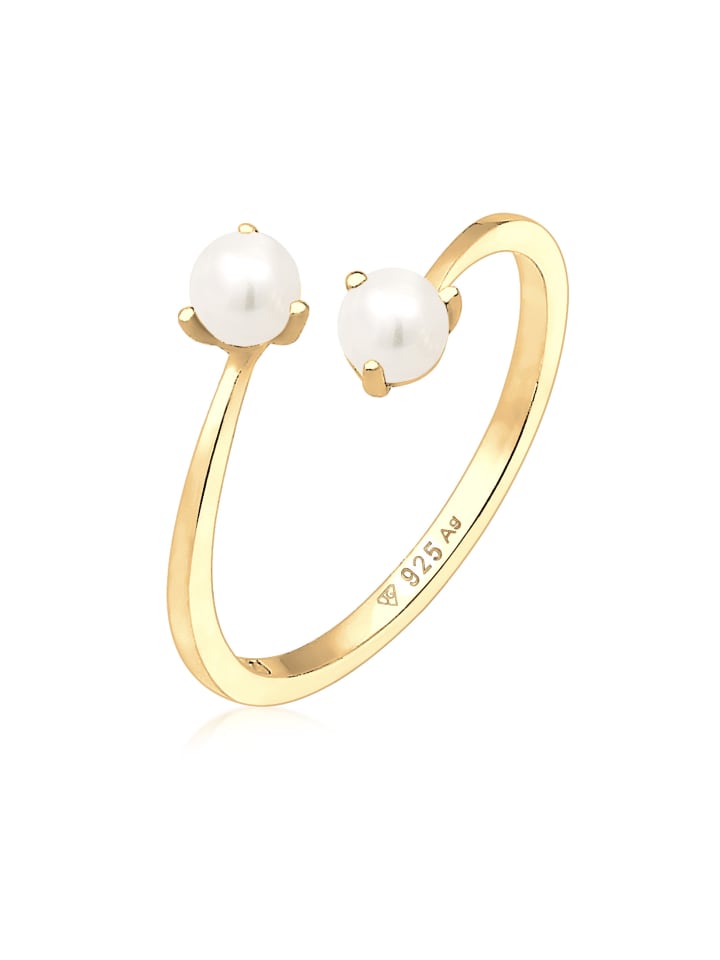 Elli Кольцо из серебра 925 пробы с золотым покрытием
Elli Кольцо из серебра 925 пробы с золотым покрытием