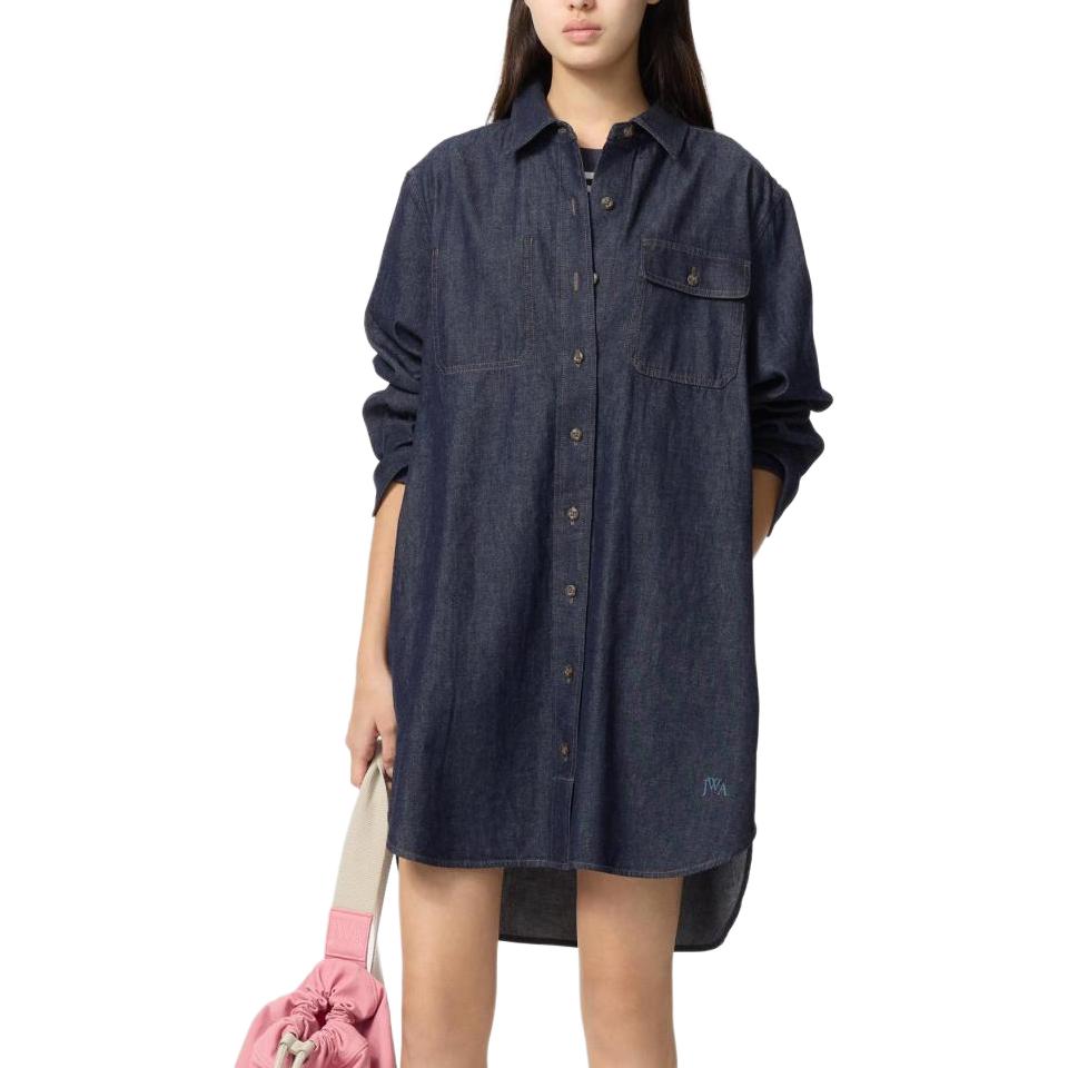 UNIQLO Женское платье с длинными рукавами navy blue
UNIQLO Женское платье с длинными рукавами navy blue