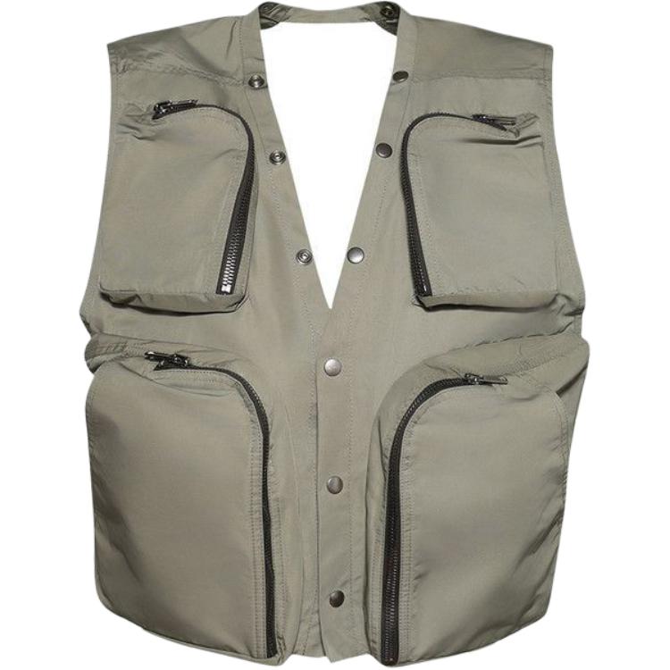 Жилет-карго с V-образным вырезом Rick Owens, зеленый
Жилет-карго с V-образным вырезом Rick Owens, зеленый