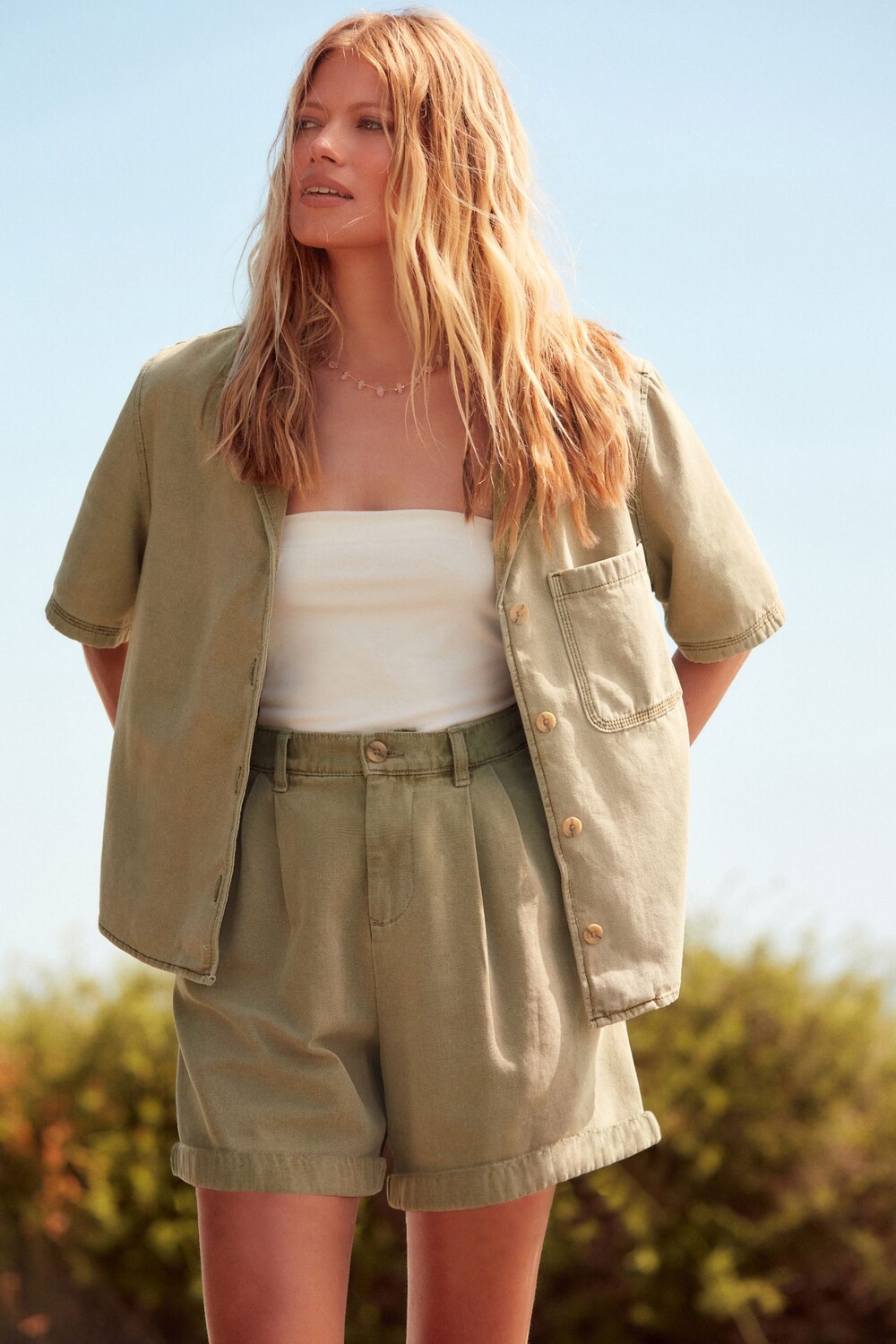 Холщовые шорты Next, зеленый
Холщовые шорты Next, зеленый