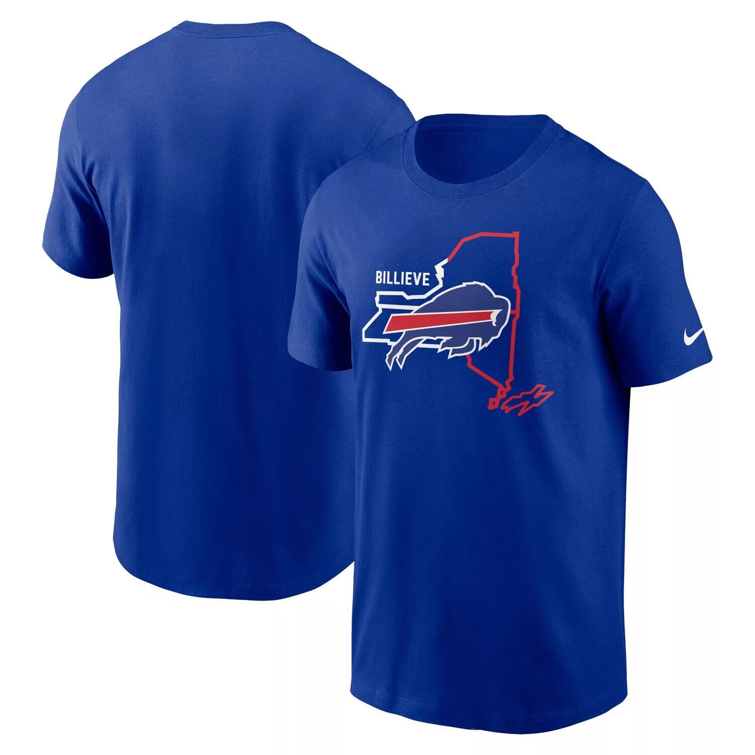 Мужская футболка Royal Buffalo Bills Essential с местной фразой Nike
Мужская футболка Royal Buffalo Bills Essential с местной фразой Nike