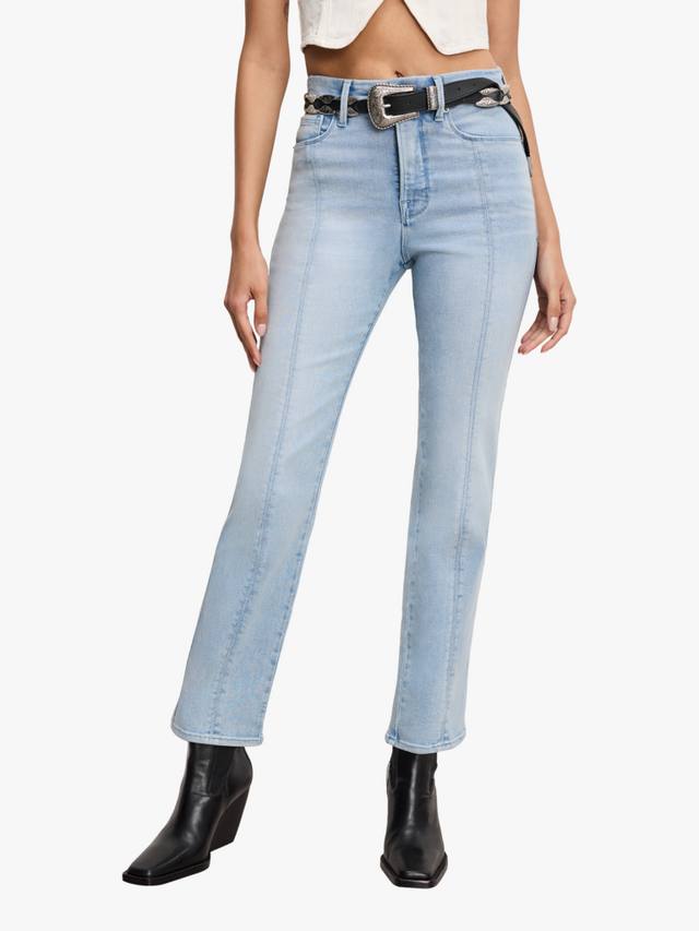 Good Curve джинсы с высокой посадкой легкой компрессии из хлопкового денима Good American
Good Curve джинсы с высокой посадкой легкой компрессии из хлопкового денима Good American