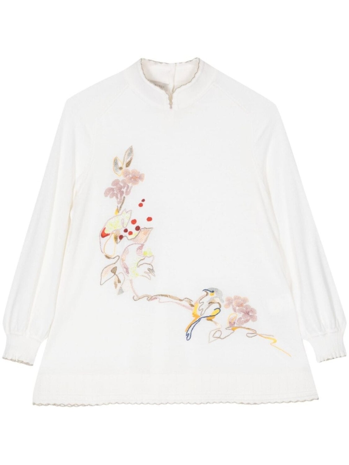 SHIATZY CHEN джемпер с цветочной вышивкой, нейтральный цвет
SHIATZY CHEN джемпер с цветочной вышивкой, нейтральный цвет