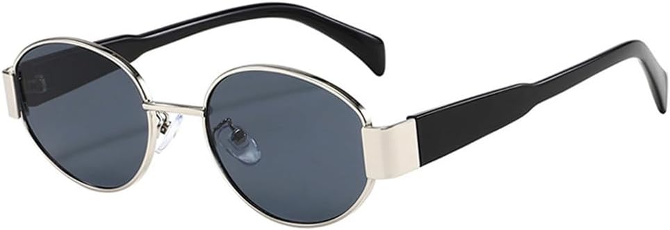 Ретро-солнцезащитные очки для женщин, модные панк-очки, темно-зеленые, с защитой от УФ-излучения UV400, трендовые солнцезащитные очки для мужчин generic, Silver Grey 2
Ретро-солнцезащитные очки для женщин, модные панк-очки, темно-зеленые, с защитой от УФ-излучения UV400, трендовые солнцезащитные очки для мужчин generic, Silver Grey 2