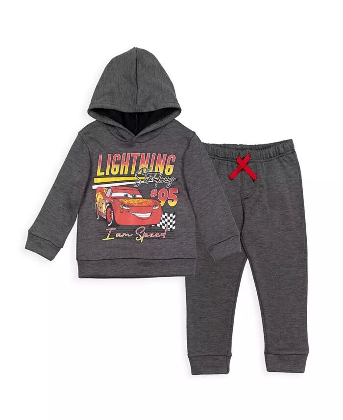 Комплект из флисового пуловера с капюшоном и брюк Pixar Cars Lightning Mc Queen для маленьких мальчиков Disney, серый
Комплект из флисового пуловера с капюшоном и брюк Pixar Cars Lightning Mc Queen для маленьких мальчиков Disney, серый
