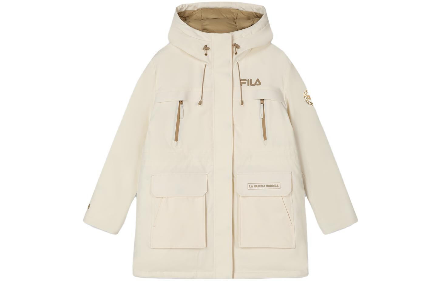 Пуховик женский белый Fila
Пуховик женский белый Fila