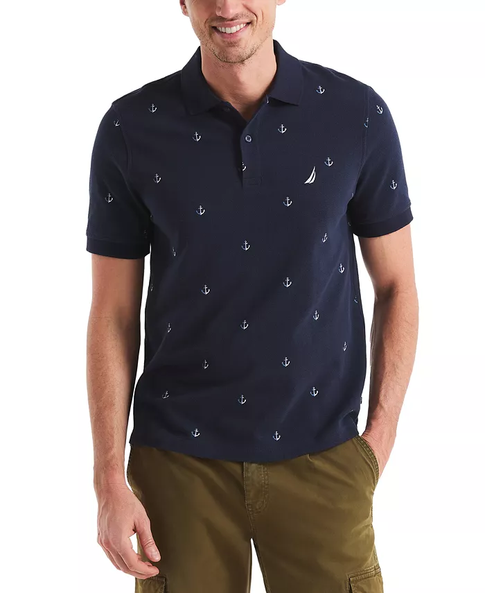 Мужская классическая поло с принтом в стиле палубы Performance Nautica, синий
Мужская классическая поло с принтом в стиле палубы Performance Nautica, синий