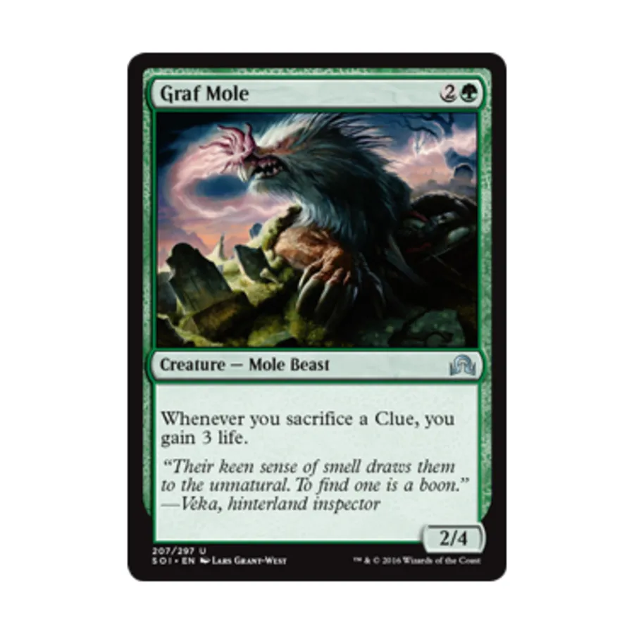 CCG Граф Моль (U), MTG - Shadows Over Innistrad
CCG Граф Моль (U), MTG - Shadows Over Innistrad