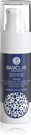 Увлажняющая наполняющая сыворотка BasicLab Cosmetology Esteticus, 30 ml
Увлажняющая наполняющая сыворотка BasicLab Cosmetology Esteticus, 30 ml