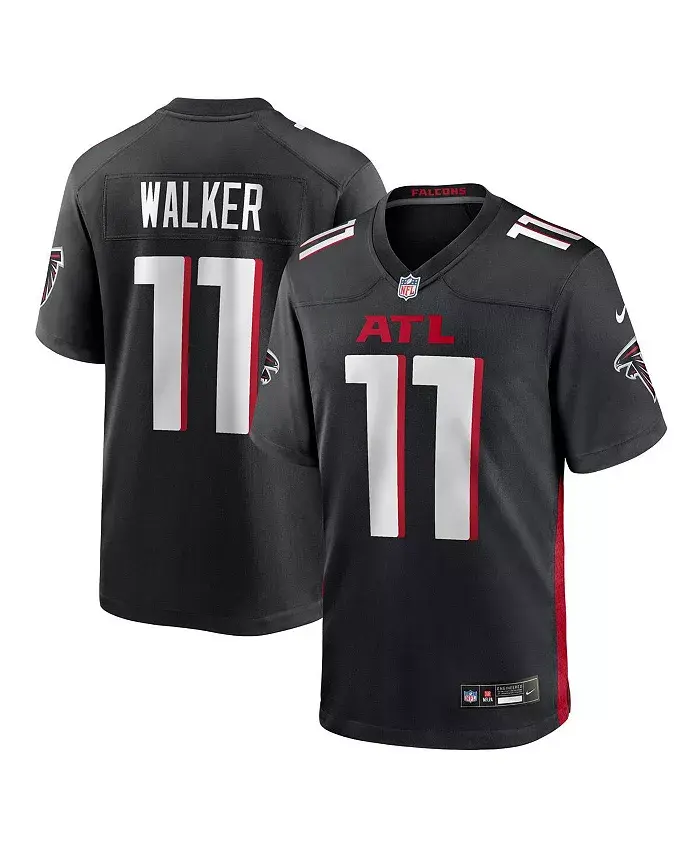 Мужская футболка Jalon Walker Black Atlanta Falcons 2025 NFL Draft First Round Pick Game Nike
Мужская футболка Jalon Walker Black Atlanta Falcons 2025 NFL Draft First Round Pick Game Nike