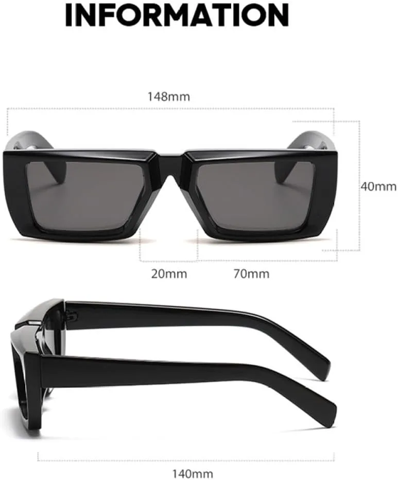 MUTYNE Маленькие солнцезащитные очки для женщин, модный тренд, стимпанк, мужские винтажные роскошные прямоугольные солнцезащитные очки в стиле панк, D-c4-gray
MUTYNE Маленькие солнцезащитные очки для женщин, модный тренд, стимпанк, мужские винтажные роскошные прямоугольные солнцезащитные очки в стиле панк, D-c4-gray