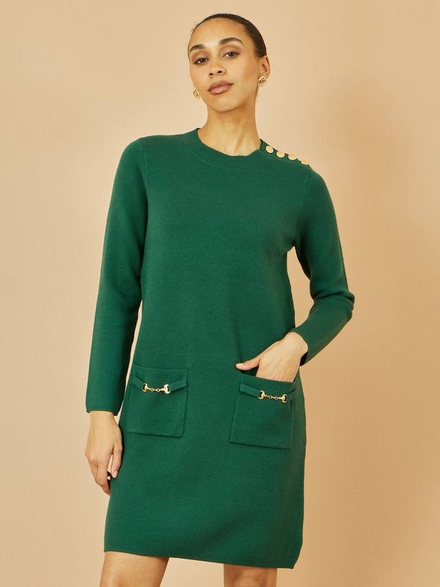 Вязаное платье-туника Yumi, Green
Вязаное платье-туника Yumi, Green