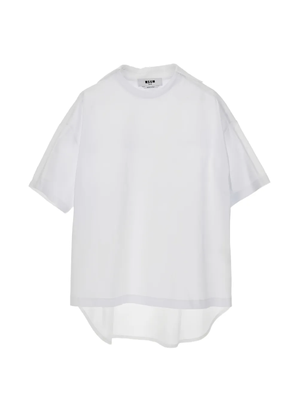Футболка с сетчатыми вставками Msgm, белый
Футболка с сетчатыми вставками Msgm, белый