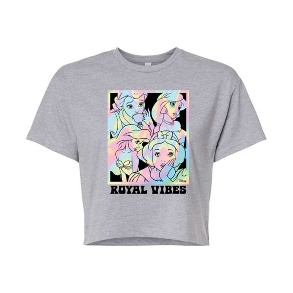 Укороченная футболка с королевскими мотивами для принцесс-младших Disney, серый
Укороченная футболка с королевскими мотивами для принцесс-младших Disney, серый