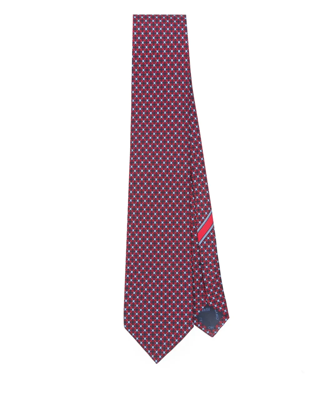 Шелковый галстук с геометрическим узором Ferragamo, синий
Шелковый галстук с геометрическим узором Ferragamo, синий