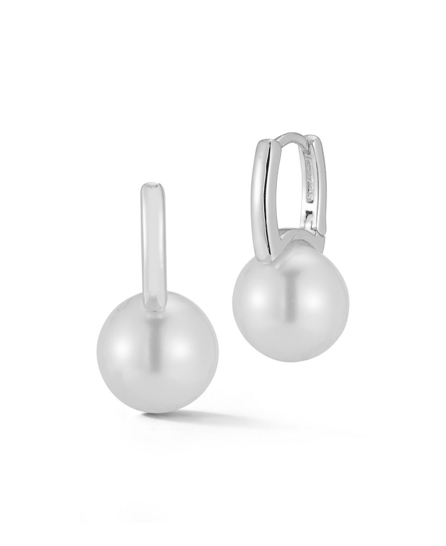 Позолоченные серьги-кольца с жемчугом Rachel Zoe, Silver
Позолоченные серьги-кольца с жемчугом Rachel Zoe, Silver