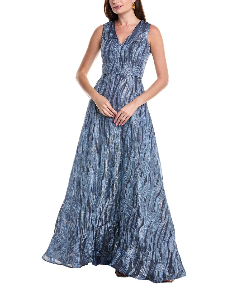 Rene Ruiz Металлизированное жаккардовое платье силуэта А-силуэт, металлик
Rene Ruiz Металлизированное жаккардовое платье силуэта А-силуэт, металлик