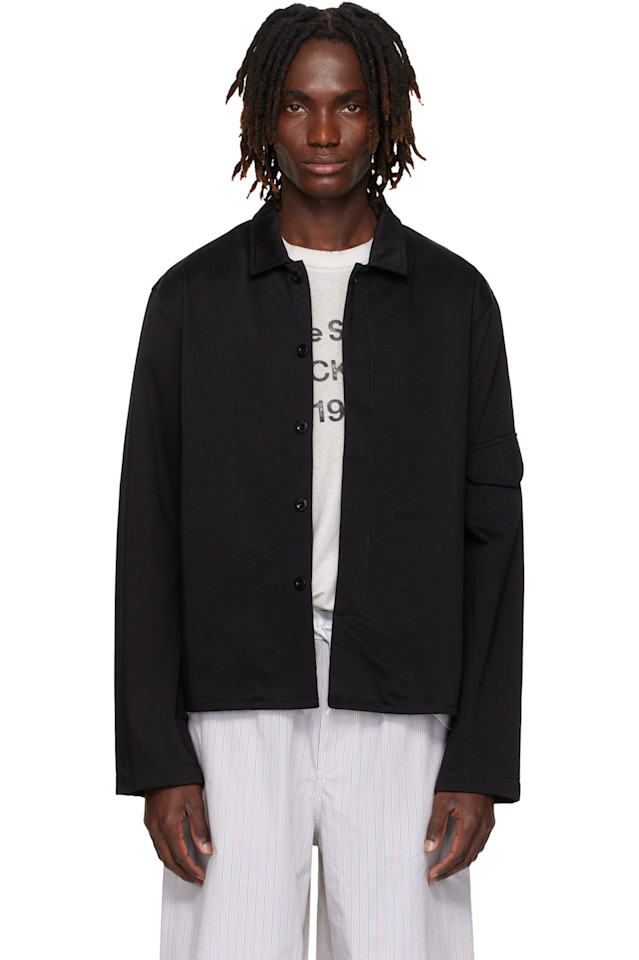 Атласная куртка Acne Studios, черный
Атласная куртка Acne Studios, черный