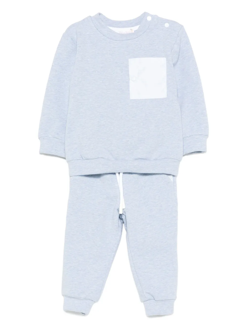 Спортивный костюм с накладным карманом Patachou, синий
Спортивный костюм с накладным карманом Patachou, синий