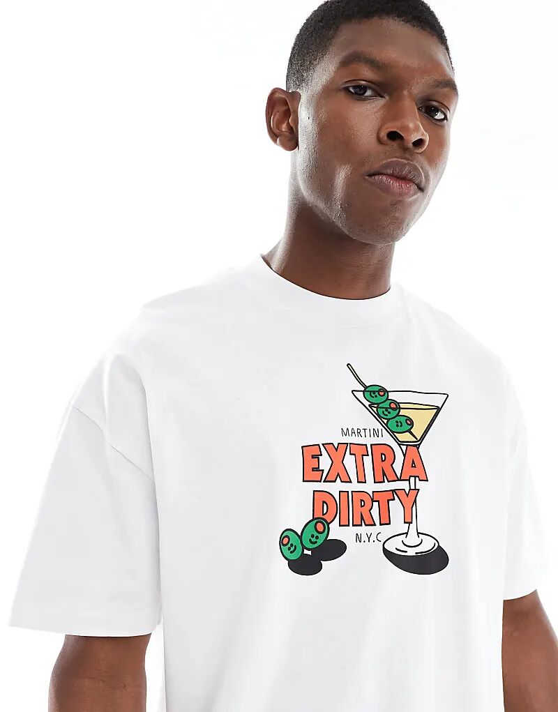 Футболка свободного кроя ASOS DESIGN с мультяшным принтом белого цвета
Футболка свободного кроя ASOS DESIGN с мультяшным принтом белого цвета