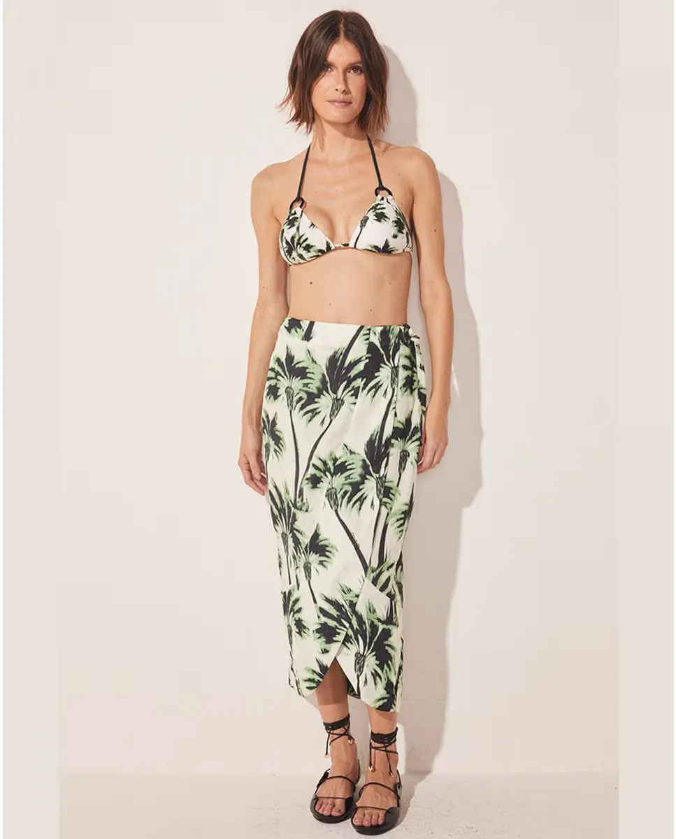 Пляжная юбка типа саронг с принтом Agua de coco, белый
Пляжная юбка типа саронг с принтом Agua de coco, белый