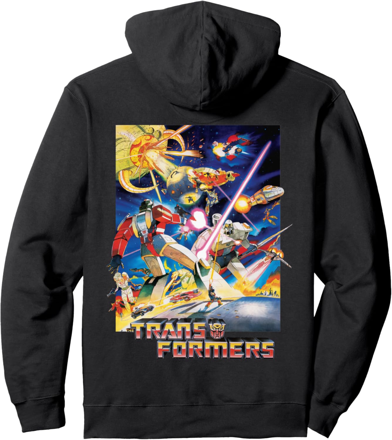 Американская толстовка с капюшоном Трансформеры: Фильм G1 1986 года Transformers, черный
Американская толстовка с капюшоном Трансформеры: Фильм G1 1986 года Transformers, черный