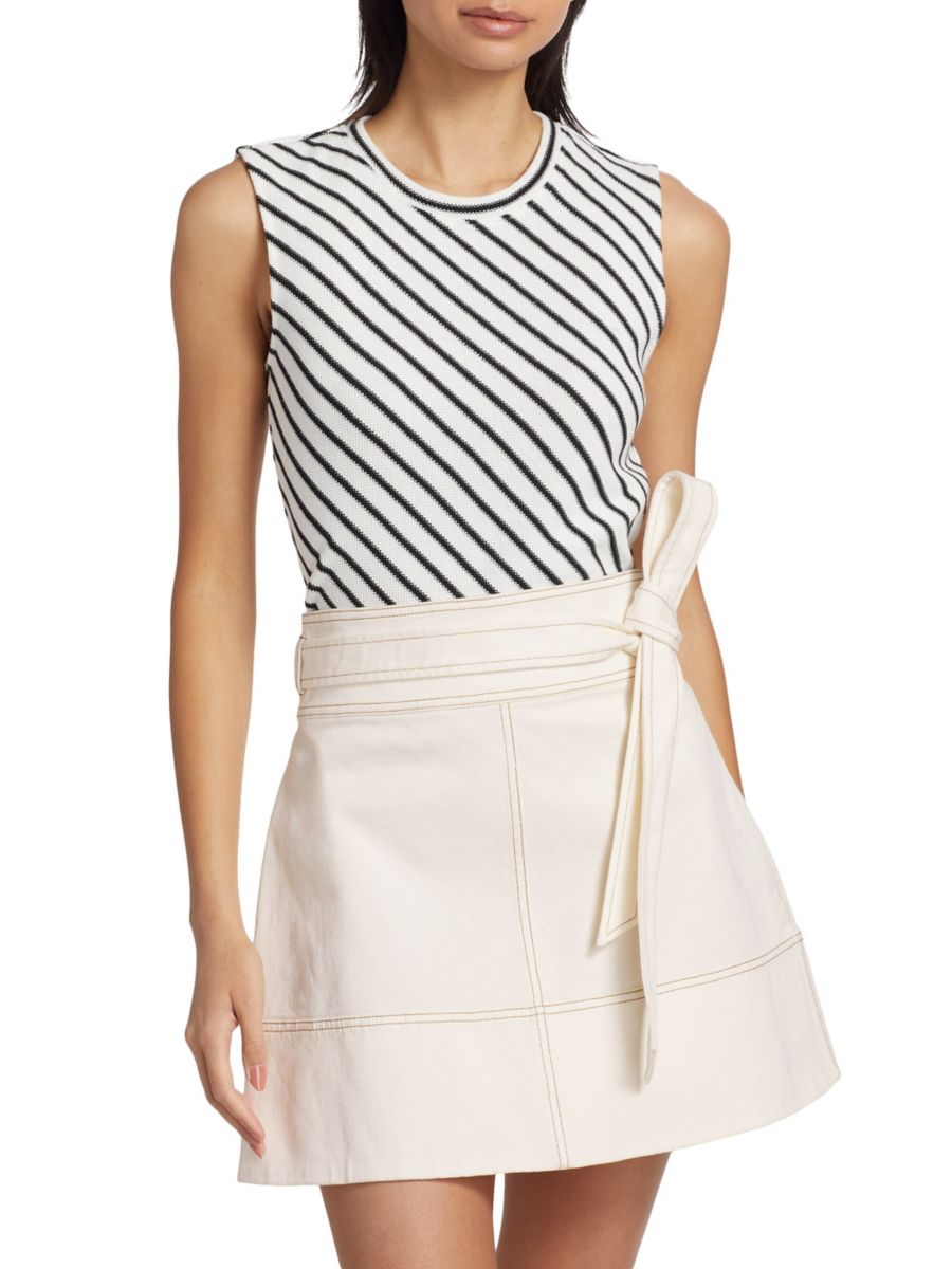 Полосатый трикотажный топ Jacobs Tanya Taylor, цвет Cream Multi
Полосатый трикотажный топ Jacobs Tanya Taylor, цвет Cream Multi