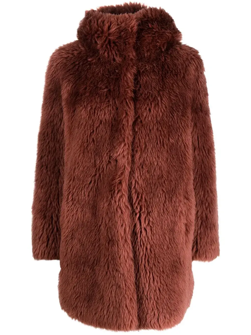 Короткое шерстяное пальто с капюшоном YVES SALOMON, коричневый
Короткое шерстяное пальто с капюшоном YVES SALOMON, коричневый