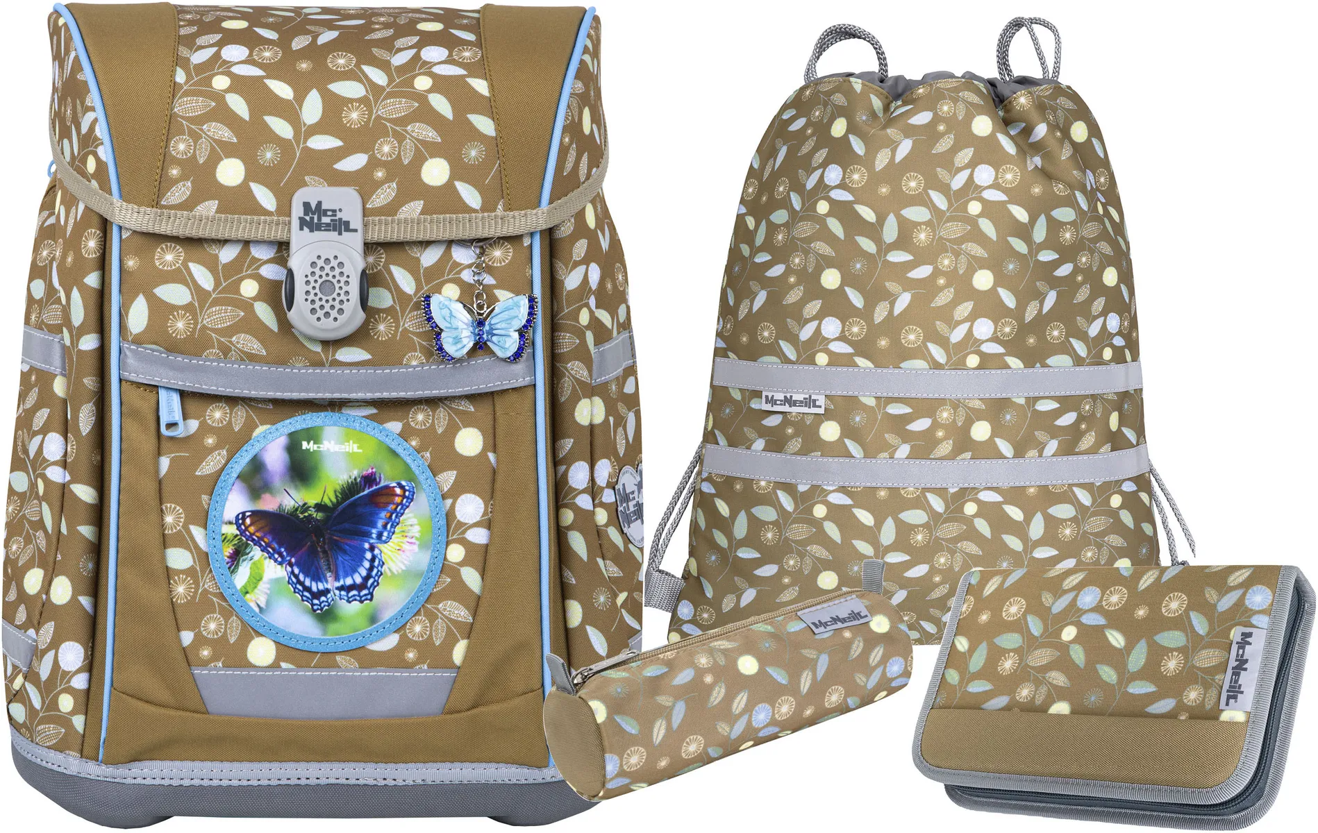 Школьная сумка McNeill "Тенеро, Грета", светоотражающие полосы на лямках, светоотражающие поверхности, включая пенал, спортивную сумку, рулончик для карандашей и магнит с мотивом, цвет Greta
Школьная сумка McNeill "Тенеро, Грета", светоотражающие полосы на лямках, светоотражающие поверхности, включая пенал, спортивную сумку, рулончик для карандашей и магнит с мотивом, цвет Greta