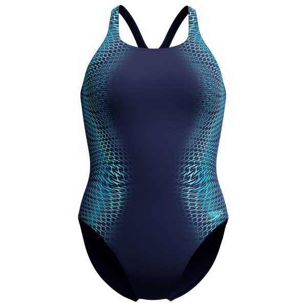 Женский купальник-медальер с цифровой печатью Speedo, синий
Женский купальник-медальер с цифровой печатью Speedo, синий
