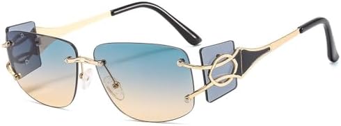 Винтажные модные солнцезащитные очки 2026 года, без оправы, с градиентным покрытием, защита от УФ-излучения UV400, летние, для путешествий, для женщин, цвет «Зеленый чай» MTZJH, One Color
Винтажные модные солнцезащитные очки 2026 года, без оправы, с градиентным покрытием, защита от УФ-излучения UV400, летние, для путешествий, для женщин, цвет «Зеленый чай» MTZJH, One Color