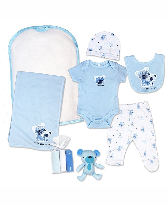 Подарок Layette Little Bear Hugs для маленьких мальчиков, набор из 10 предметов Rock-A-Bye Baby Boutique, синий
Подарок Layette Little Bear Hugs для маленьких мальчиков, набор из 10 предметов Rock-A-Bye Baby Boutique, синий