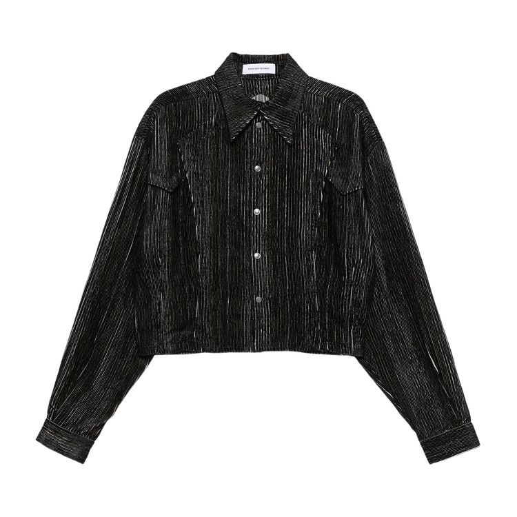 Рубашка Kiko Kostadinov Kraner Cropped Shirt 'Melange Black'
Рубашка Kiko Kostadinov Kraner Cropped Shirt 'Melange Black'