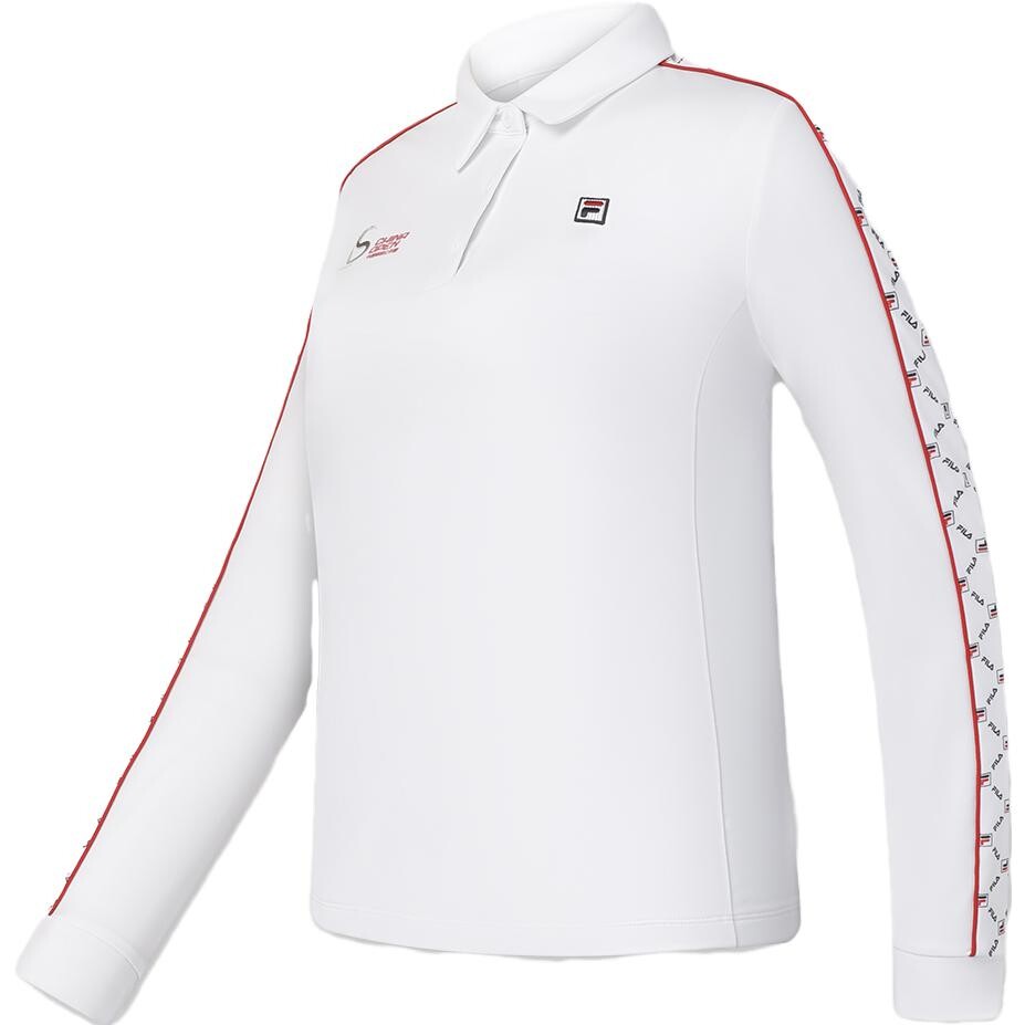 Рубашка поло женская белая Fila 
Рубашка поло женская белая Fila