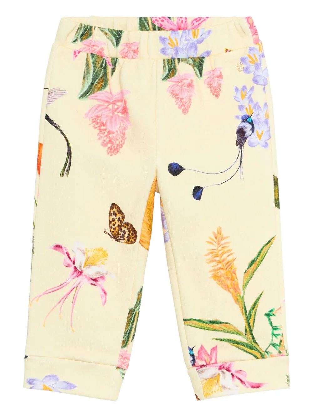 Брюки с принтом и манжетами Roberto Cavalli Junior, желтый
Брюки с принтом и манжетами Roberto Cavalli Junior, желтый