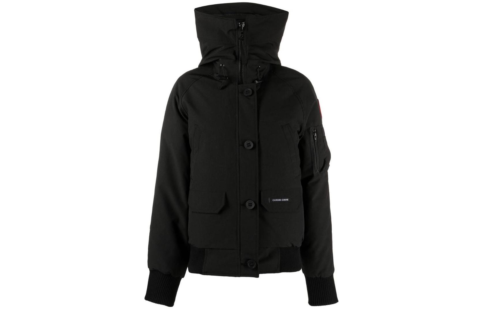 Куртка-бомбер Chilliwack с капюшоном Canada Goose, черный 
Куртка-бомбер Chilliwack с капюшоном Canada Goose, черный