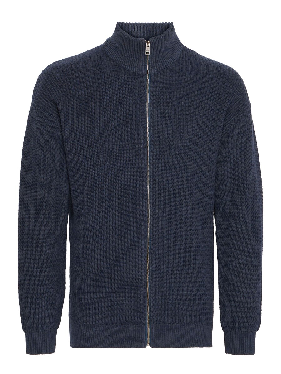 Вязаный кардиган !Solid, синий 
Вязаный кардиган !Solid, синий