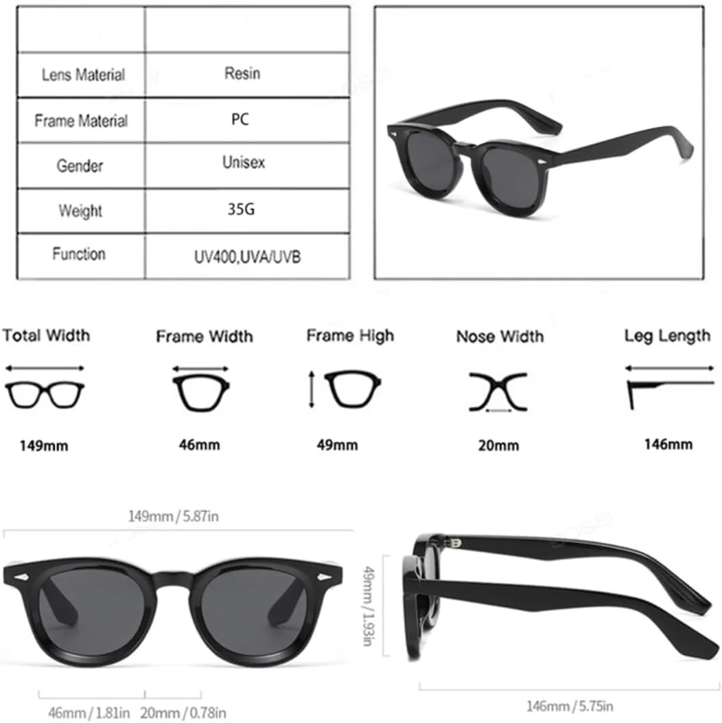 Модные овальные солнцезащитные очки для женщин в стиле ретро с заклепками, сине-зеленые, с защитой от УФ-излучения UV400, трендовые для мужчин HHZZYVY, Black Orange
Модные овальные солнцезащитные очки для женщин в стиле ретро с заклепками, сине-зеленые, с защитой от УФ-излучения UV400, трендовые для мужчин HHZZYVY, Black Orange